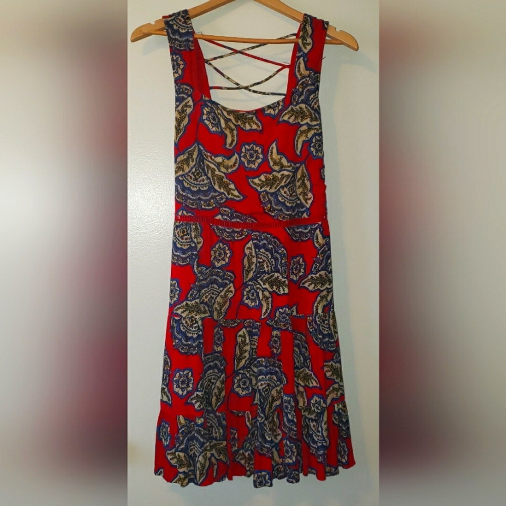 Paisley Print Dress
